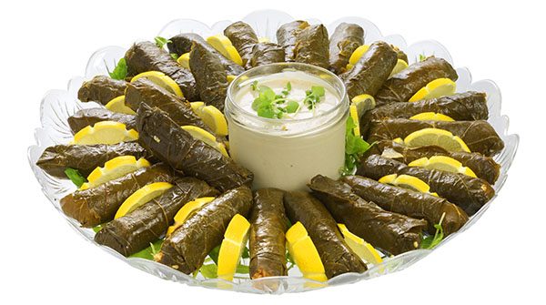 מגש עלי גפן